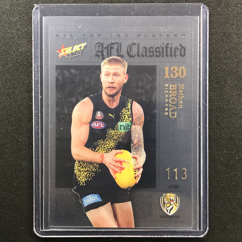 2023 Footy Stars Nathan Broad Afl Classified No 130 113/365