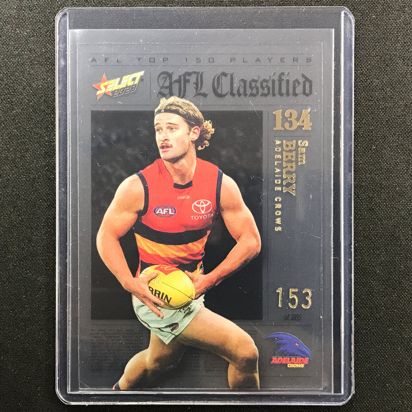 2023 Footy Stars Sam Berry Afl Classified No 134 153/365