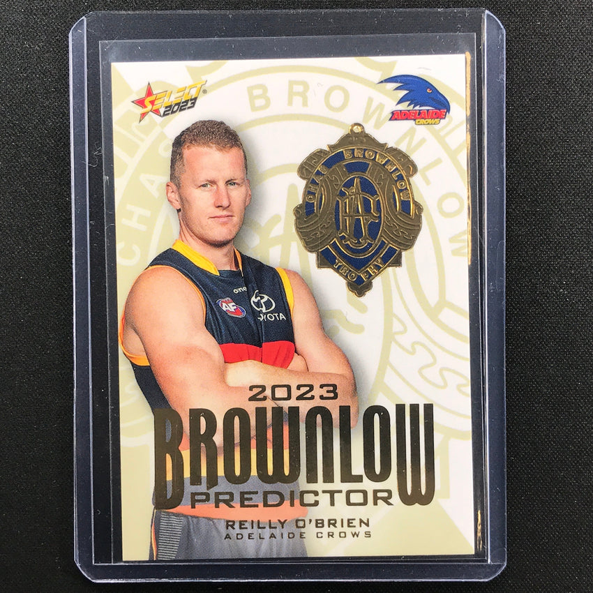 2023 Footy Stars Reilly Obrien Brownlow Predictor Gold 114/260