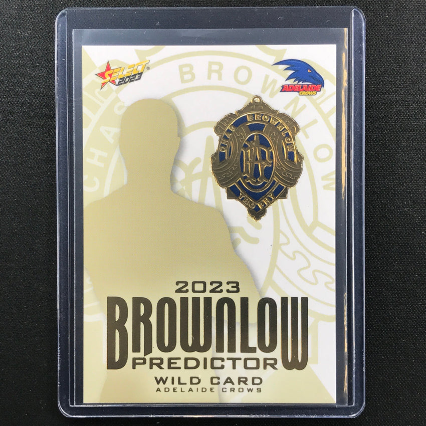 2023 Footy Stars Adelaide Wild Card Brownlow Predictor Gold 207/260