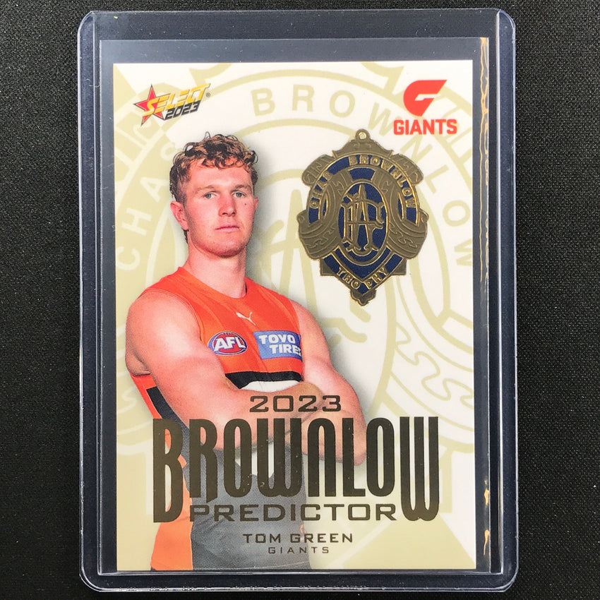 2023 Footy Stars Tom Green Brownlow Predictor Gold 005/260