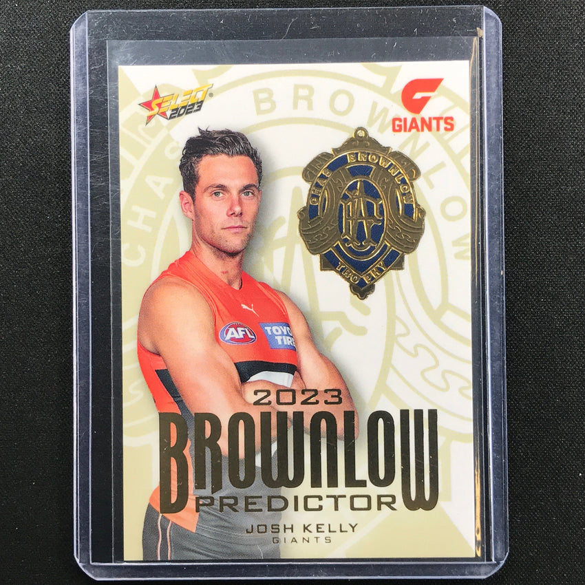2023 Footy Stars Josh Kelly Brownlow Predictor Gold 21/260