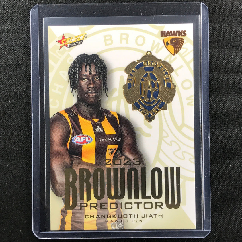 2023 Footy Stars Changkuoth Jiath Brownlow Predictor Gold 170/260