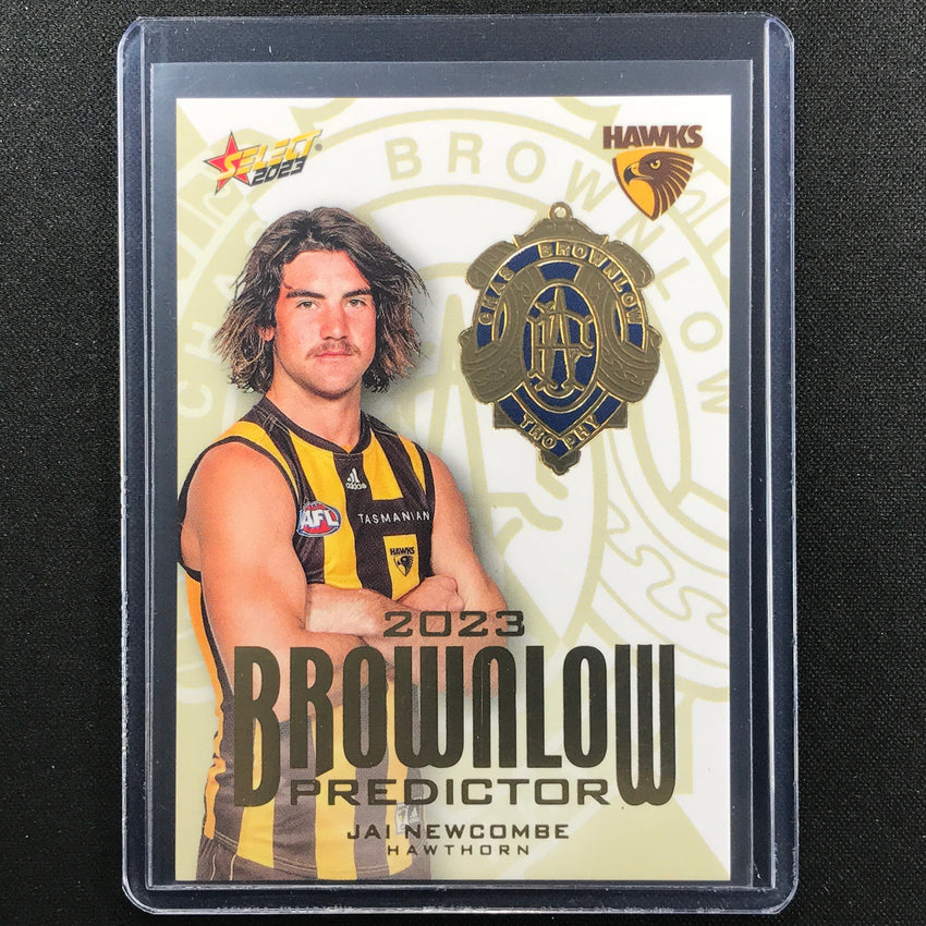 2023 Footy Stars Jai Newcome Brownlow Predictor Gold 58/260