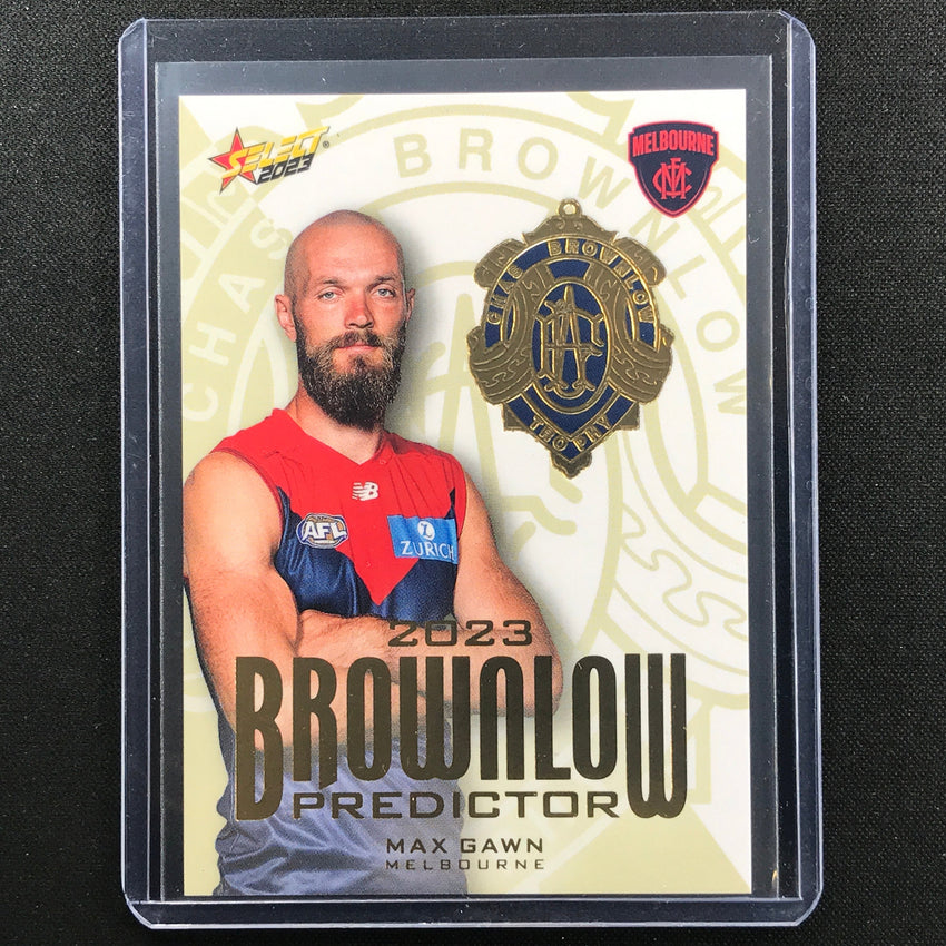 2023 Footy Stars Max Gawn Brownlow Predictor Gold 79/260