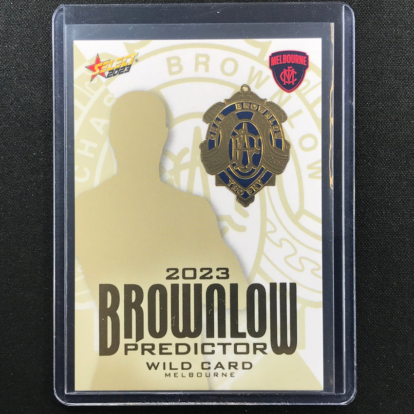 2023 Footy Stars Melbourne Demons Wild Card Brownlow Predictor Gold 91/260
