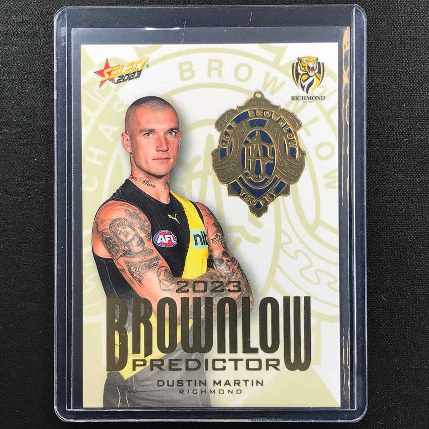 2023 Footy Stars Dustin Martin Brownlow Predictor Gold 159/260