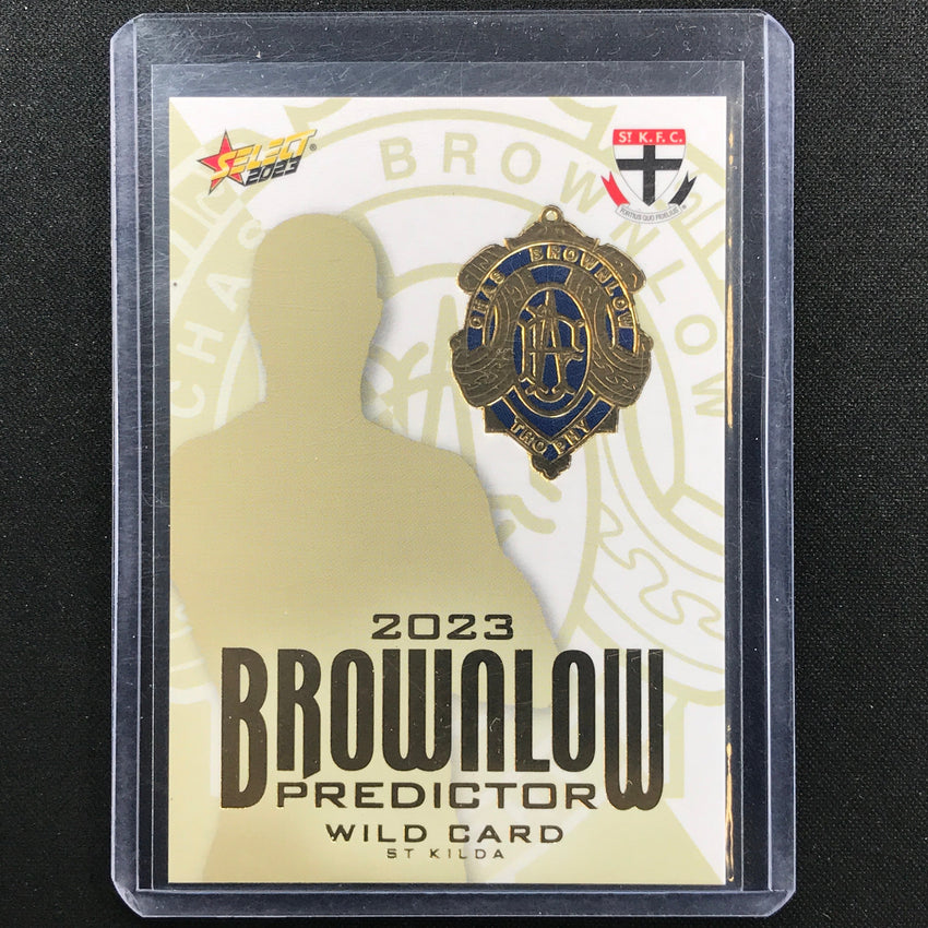 2023 Footy Stars St Kilda Wild Card Brownlow Predictor Gold 233/260