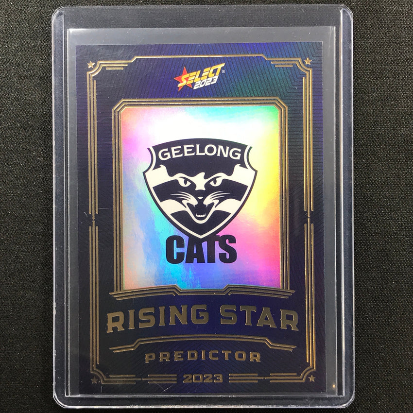 2023 Footy Stars Geelong Cats Rising Star Predictor Gold 62/260