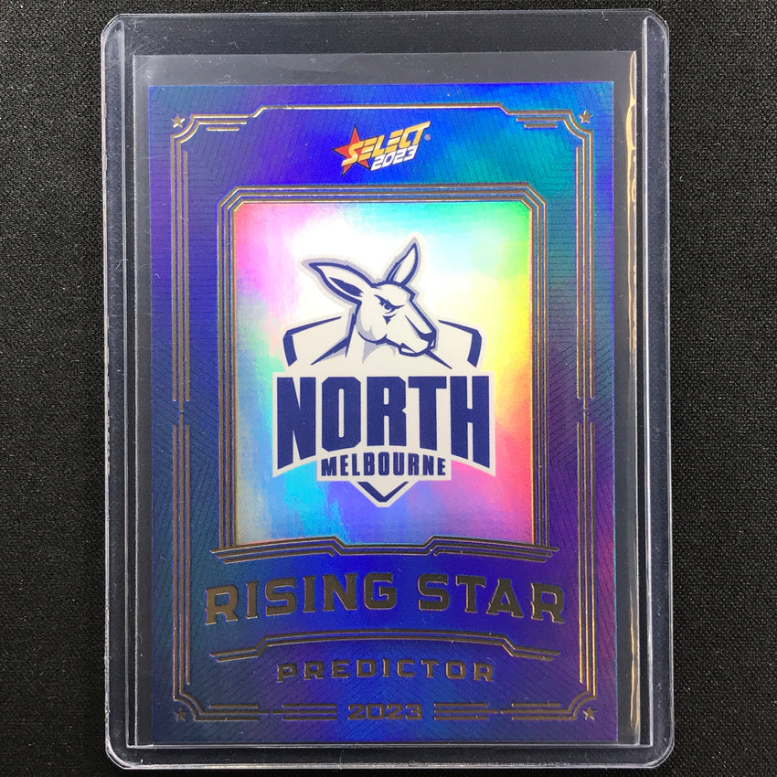 2023 Footy Stars North Melbourne Rising Star Predictor Gold 61/260