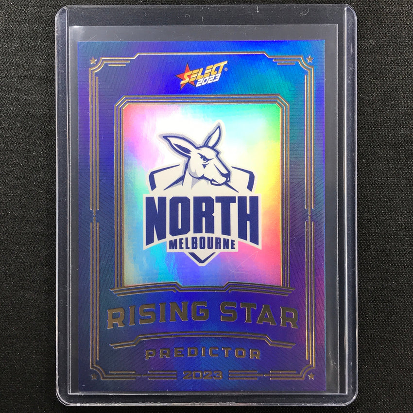 2023 Footy Stars North Melbourne Rising Star Predictor Gold 154/260
