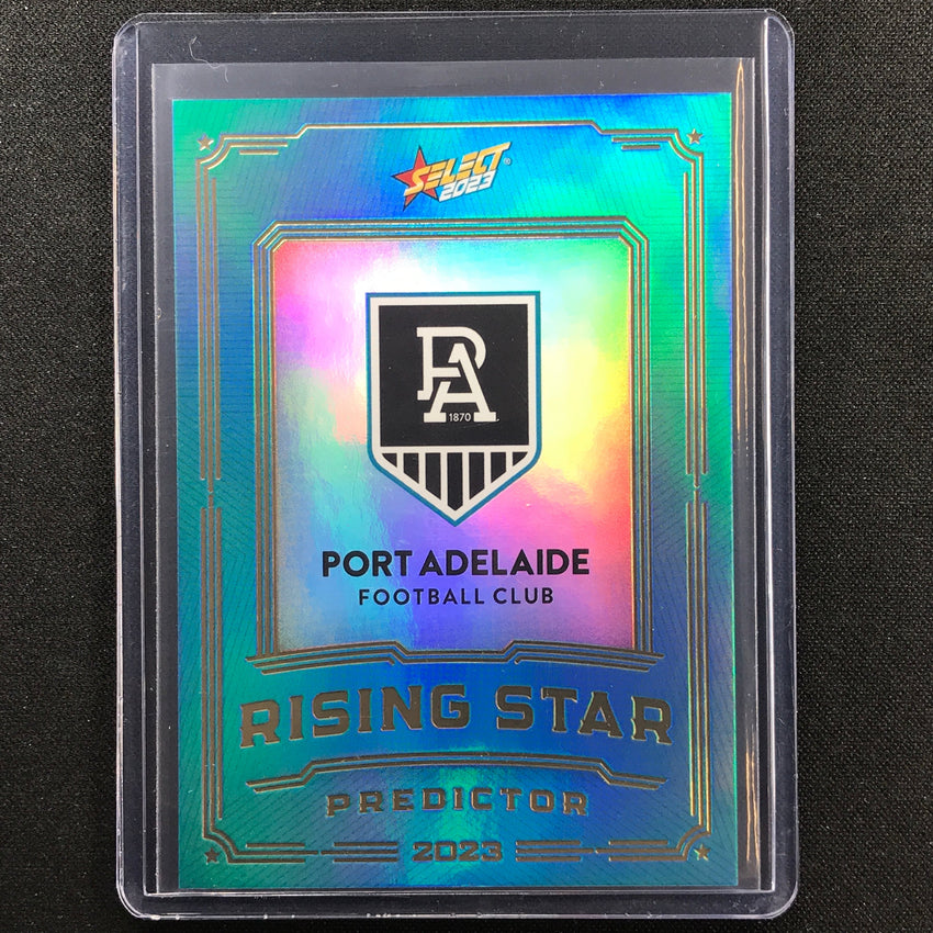 2023 Footy Stars Port Adelaide Rising Star Predictor Gold 186/260