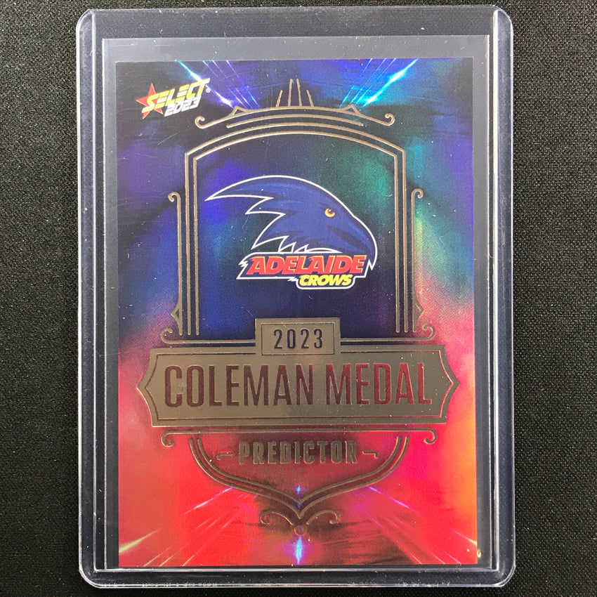2023 Footy Stars Adelaide Crows Coleman Medal Predictor Gold 60/260