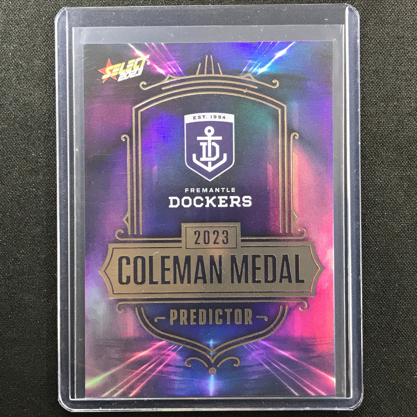 2023 Footy Stars Fremantle Dockers Coleman Medal Predictor Gold 145/260