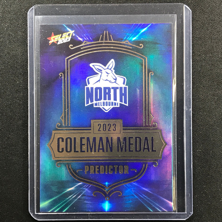 2023 Footy Stars North Melbourne Coleman Medal Predictor Gold 215/260