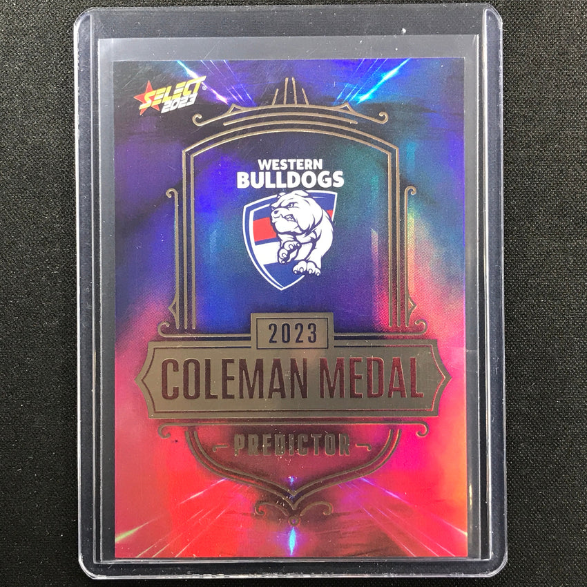 2023 Footy Stars Western Bulldogs Coleman Medal Predictor Gold 237/260