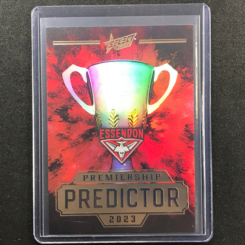 2023 Footy Stars Essendon Bombers Premiership Predictor Gold 146/260