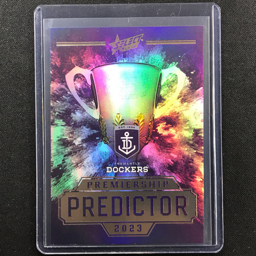 2023 Footy Stars Fremantle Dockers Premiership Predictor Gold 146/260