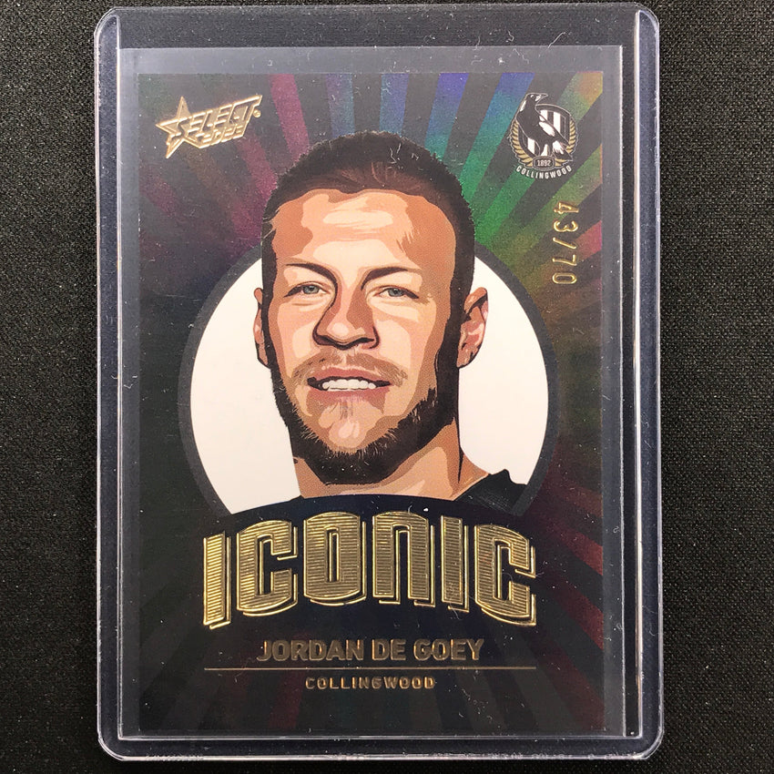 2023 Footy Stars Jordan De Goey Iconic 43/70