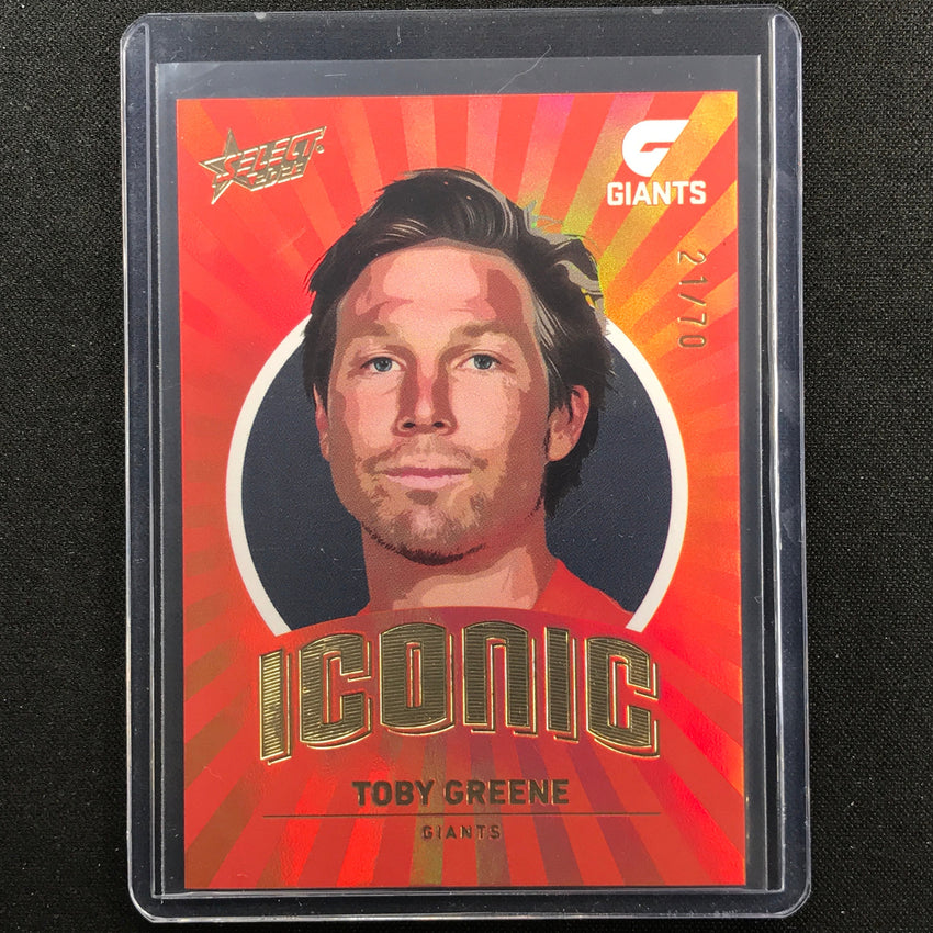 2023 Footy Stars Toby Greene Iconic 21/70