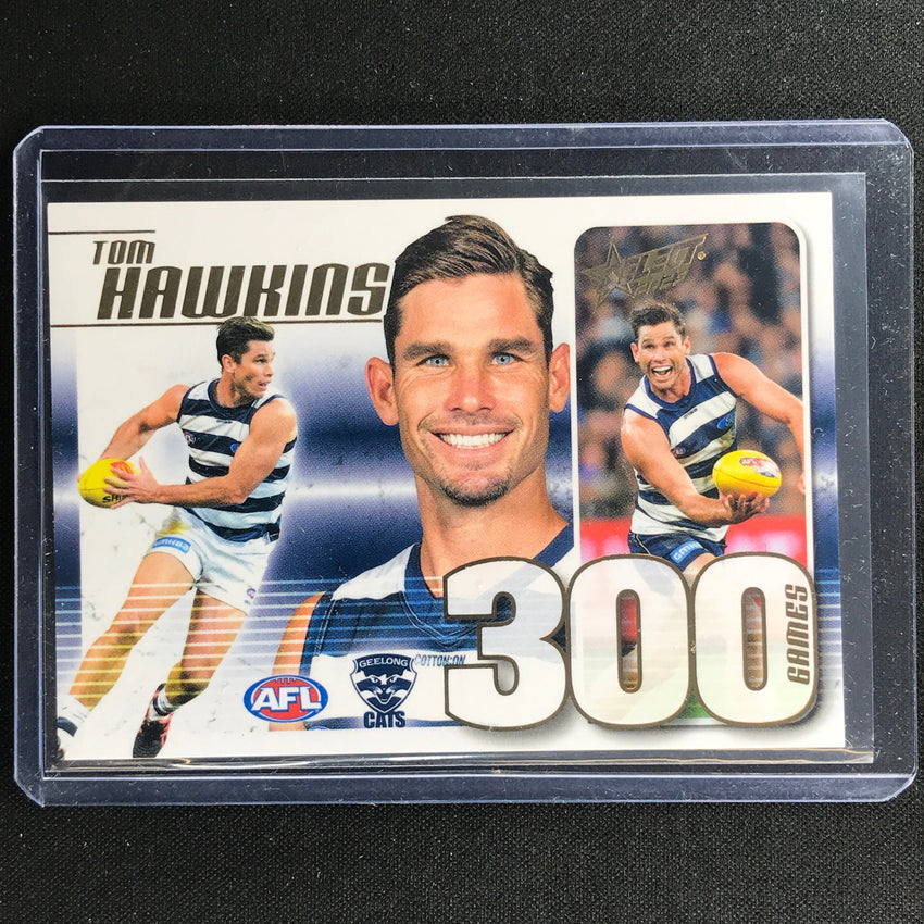 2023 Footy Stars TOM HAWKINS 300 Game Case Card #007