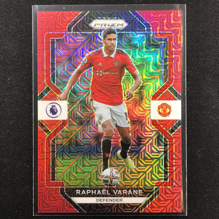 2022-23 Prizm Epl Raphael Varane Red Mojo 80/99 No 80