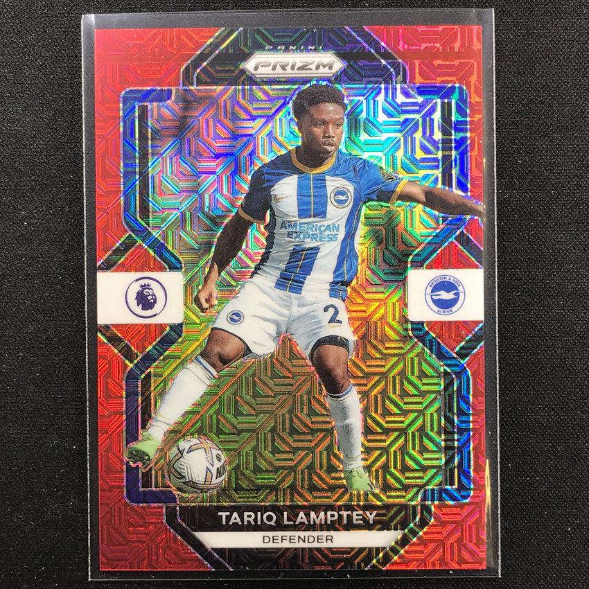 2022-23 Prizm EPL TARIQ LAMPTEY Red Mojo 53/99 #130