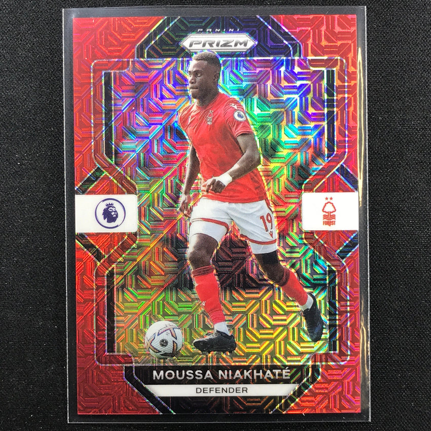 2022-23 Prizm EPL MOUSSA NIAKHATE Red Mojo 72/99 #139
