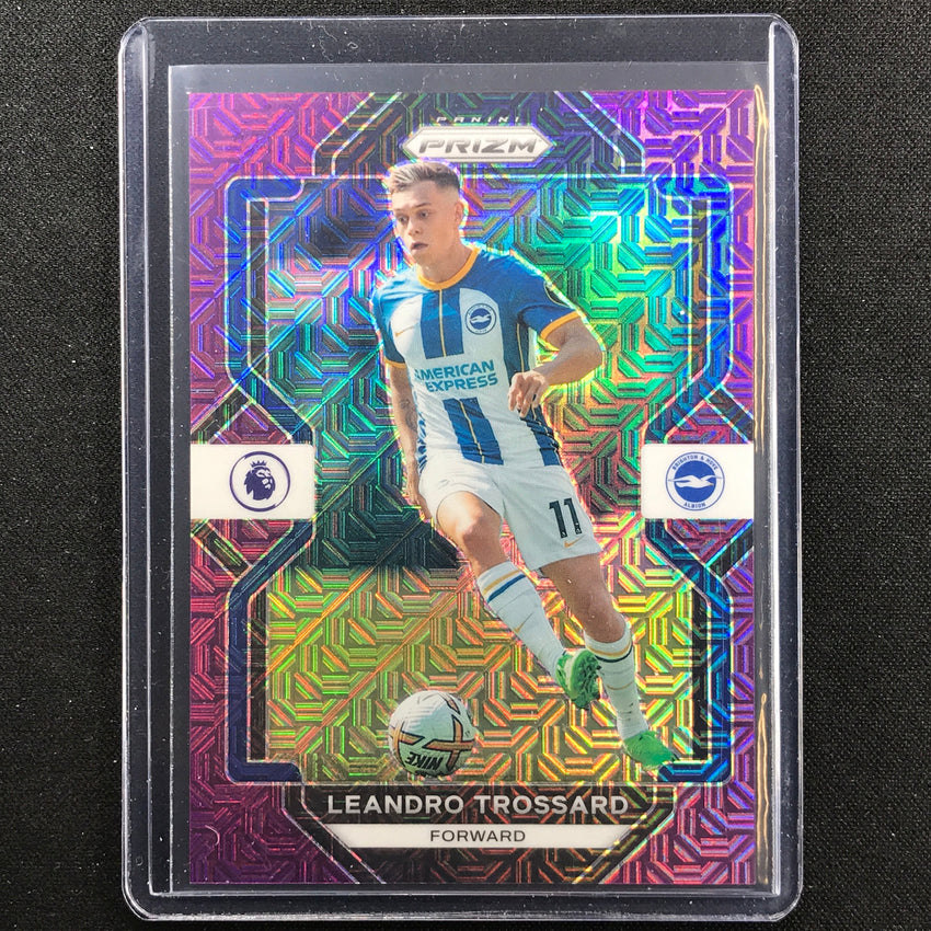 2022-23 Prizm Epl Leandro Trossard Purple Mojo 16/20