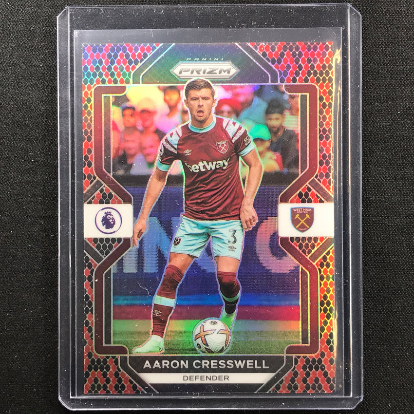 2022-23 Prizm EPL AARON CRESSWELL Snakeskin SSP #56