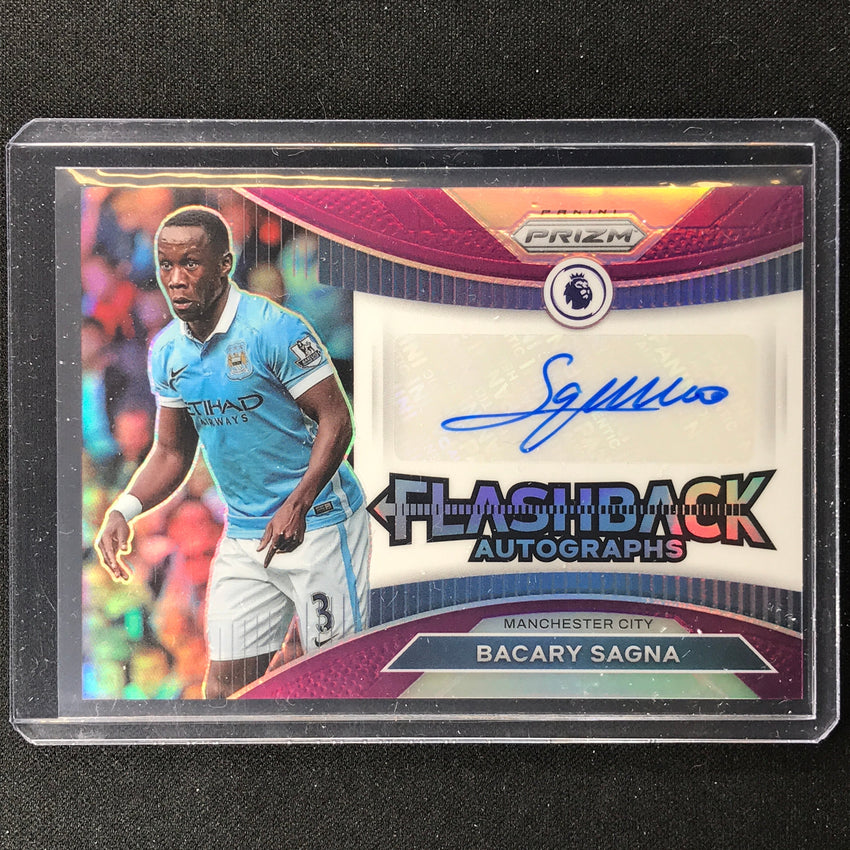 2022-23 Prizm Epl Bacary Sagna Flashback Auto Purple 7/25