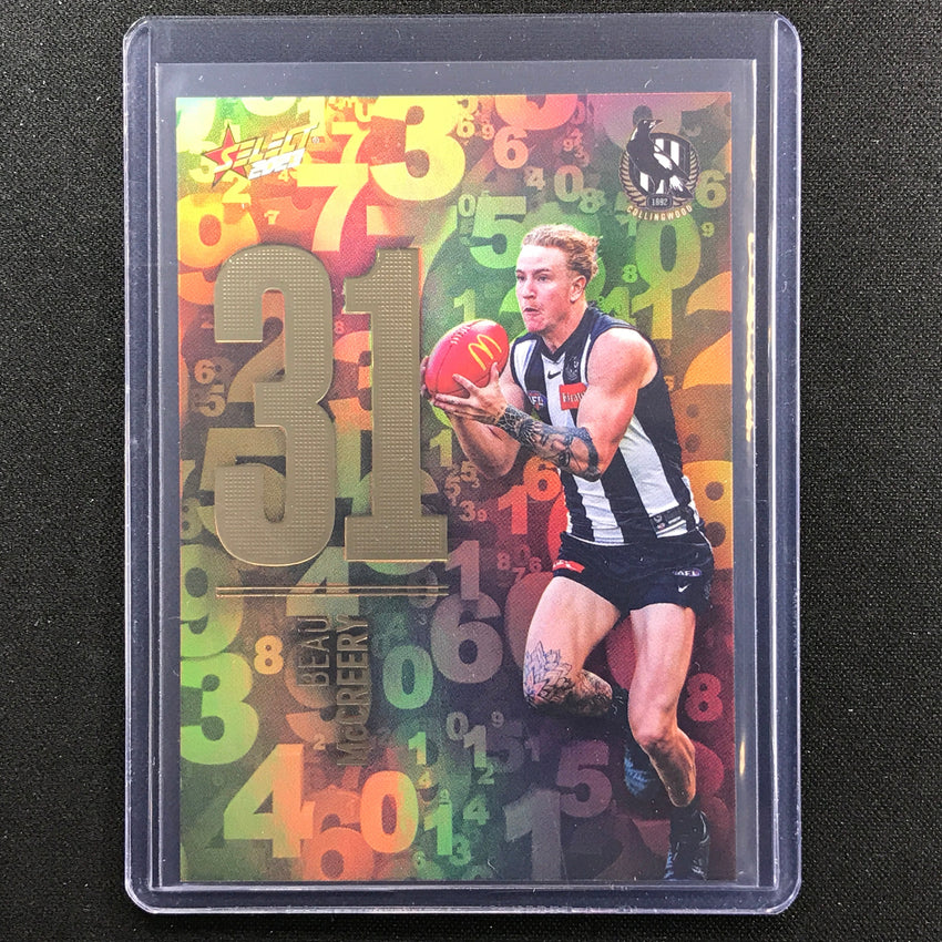 2023 Footy Stars Beau Mccreery Numbers 116/255