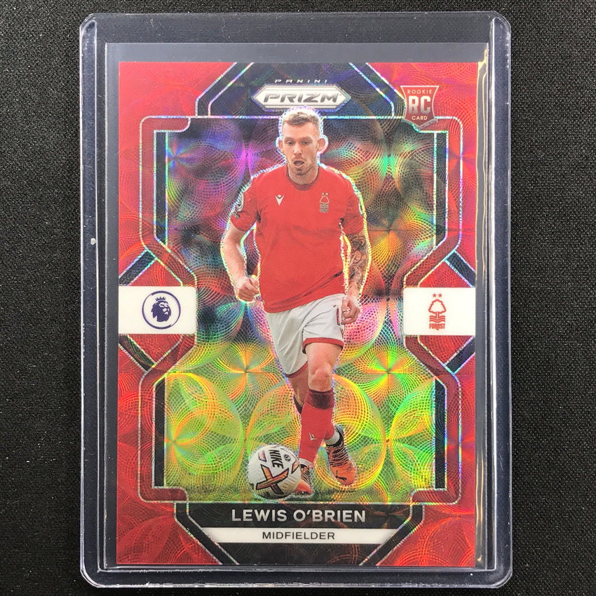2022-23 Prizm Epl Lewis Obrien Choice Rookie Red Scope 2/30