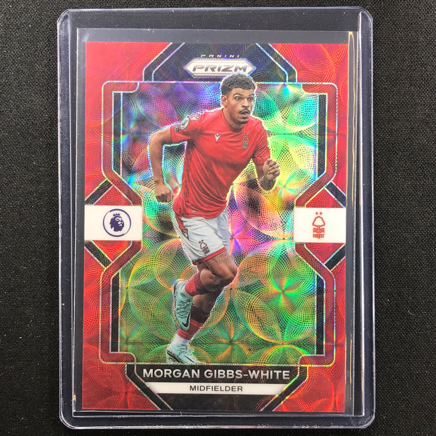 2022-23 Prizm Epl Morgan Gibbs-white Choice Red Scope 2/30