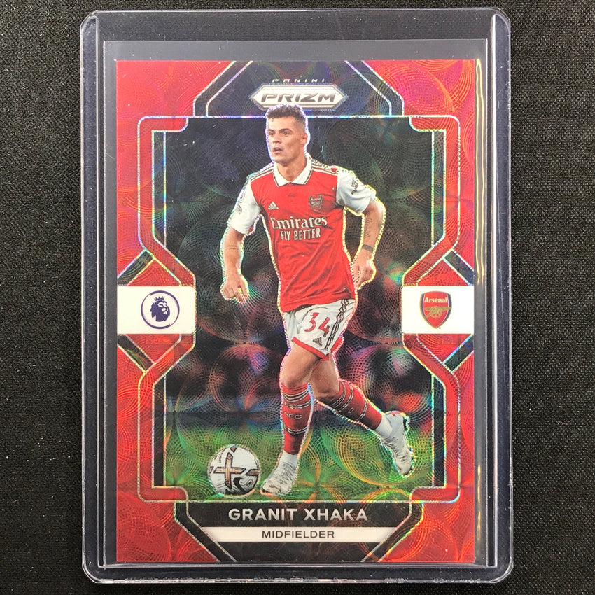 2022-23 Prizm Epl Granit Xhaka Choice Red Scope 5/30