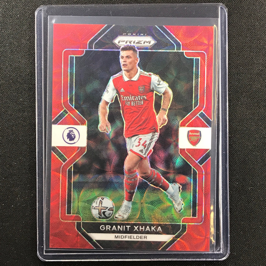 2022-23 Prizm Epl Granit Xhaka Choice Red Scope 19/30