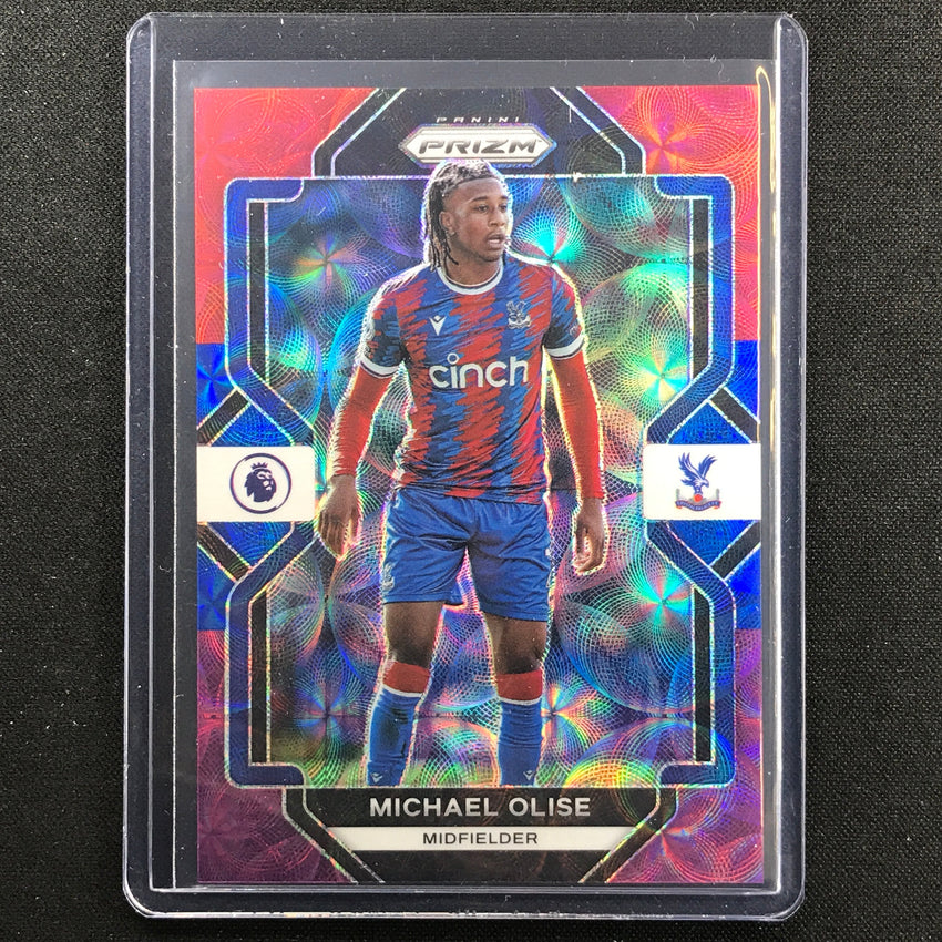 2022-23 Prizm Epl Michael Olise Choice Red Blue Purple Scope 8/15