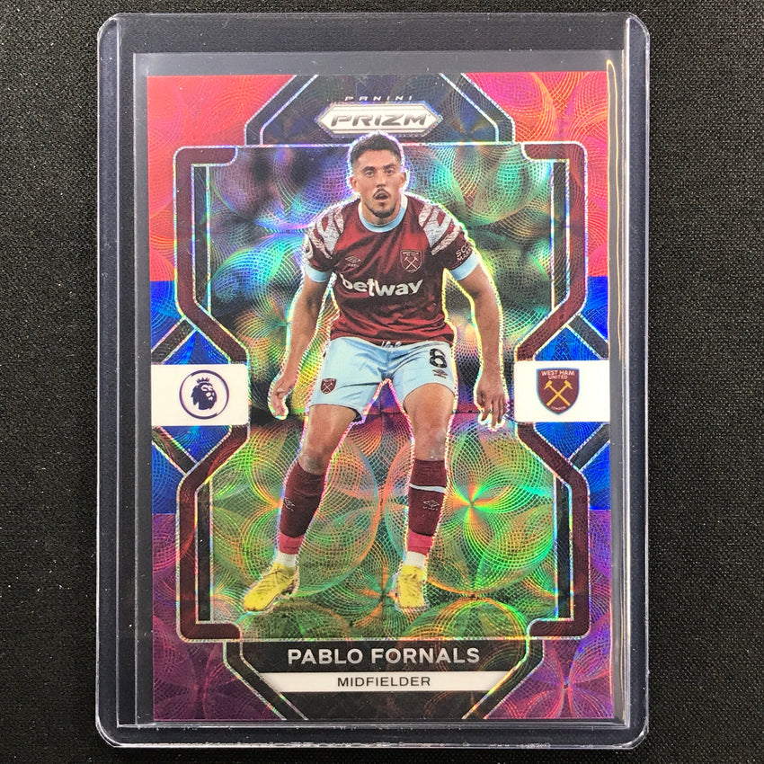 2022-23 Prizm Epl Pablo Fornals Choice Red Blue Purple Scope 10/15