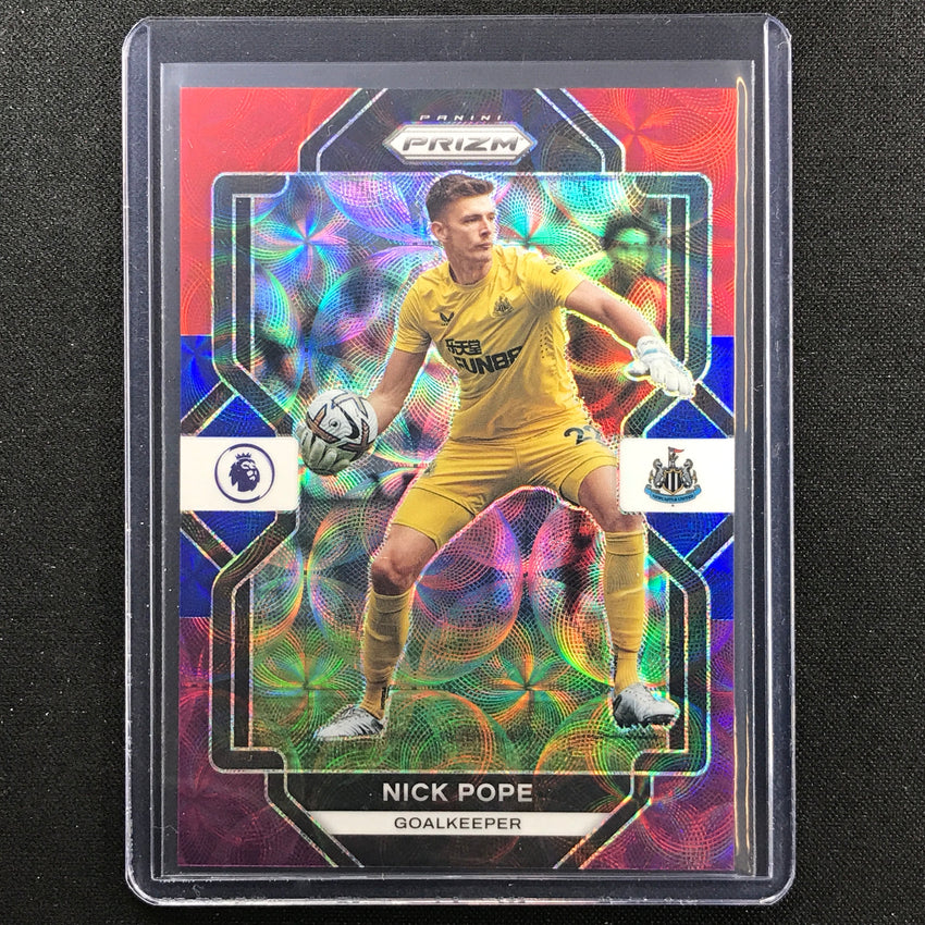 2022-23 Prizm Epl Nick Pope Choice Red Blue Purple Scope 7/15
