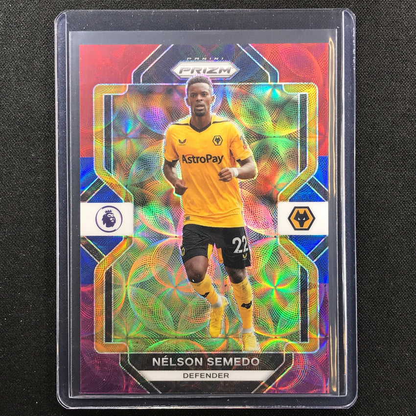 2022-23 Prizm Epl Nelson Semedo Choice Red Blue Purple Scope 5/15