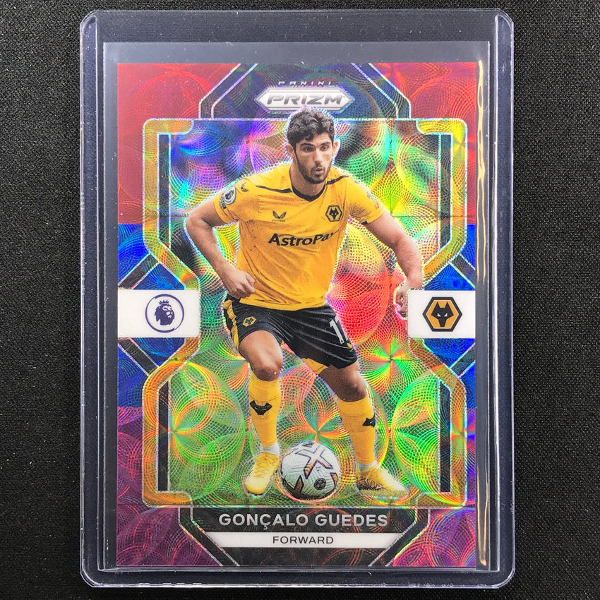 2022-23 Prizm Epl Goncalo Guedes Choice Red Blue Purple Scope 1/15