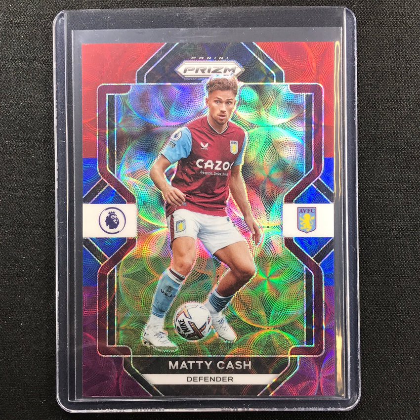 2022-23 Prizm Epl Matty Cash Choice Red Blue Purple Scope 11/15