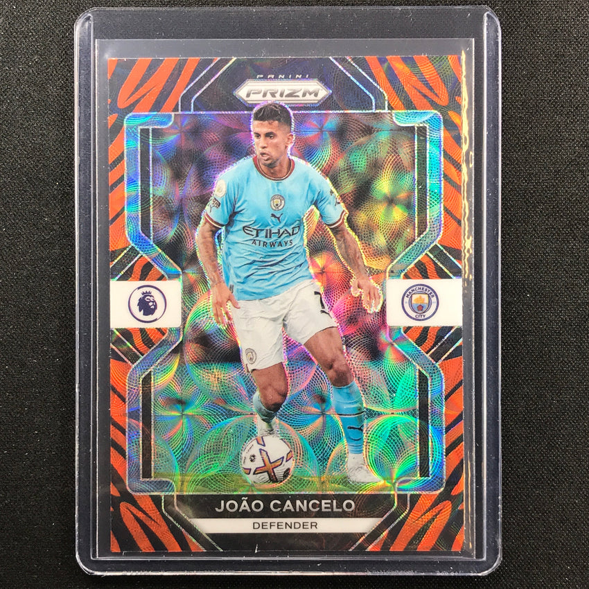 2022-23 Prizm EPL JOAO CANCELO Choice Tiger Stripe SSP #7