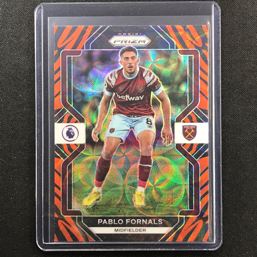 2022-23 Prizm EPL PABLO FORNALS Choice Tiger Stripe SSP #47