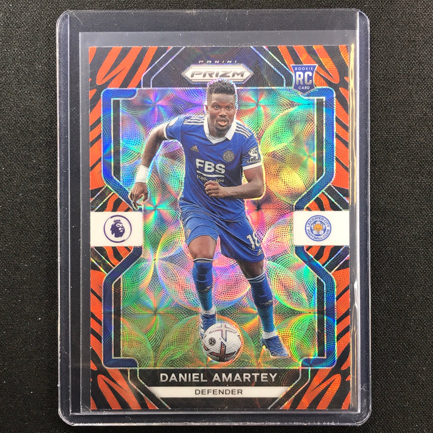 2022-23 Prizm EPL DANIEL AMARTEY Choice Rookie Tiger Stripe SSP #105