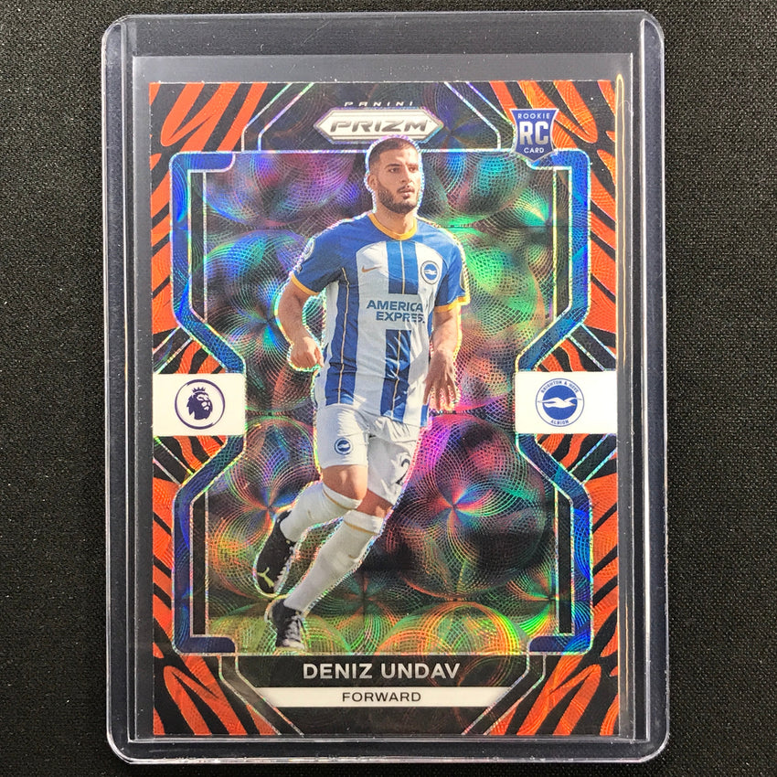 2022-23 Prizm EPL DENIZ UNDAV Choice Rookie Tiger Stripe SSP #133