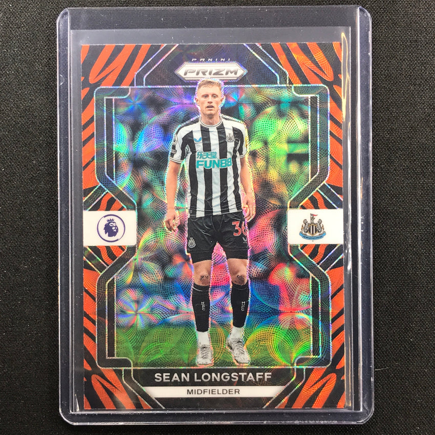 2022-23 Prizm EPL SEAN LONGSTAFF Choice Tiger Stripe SSP #178