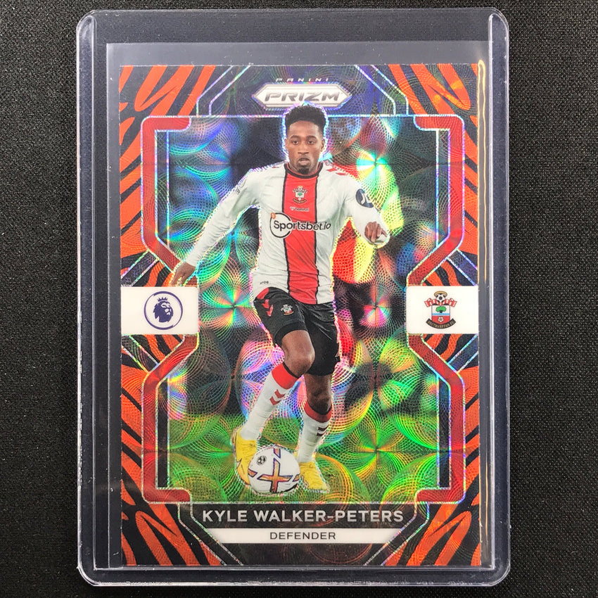 2022-23 Prizm EPL KYLE WALKER-PETERS Choice Tiger Stripe SSP #202