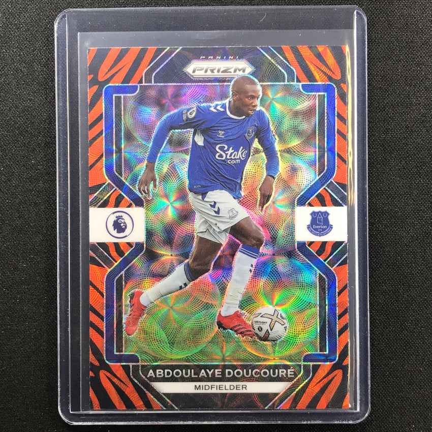 2022-23 Prizm EPL ABDOULAYE DOUCOURE Choice Tiger Stripe SSP #230