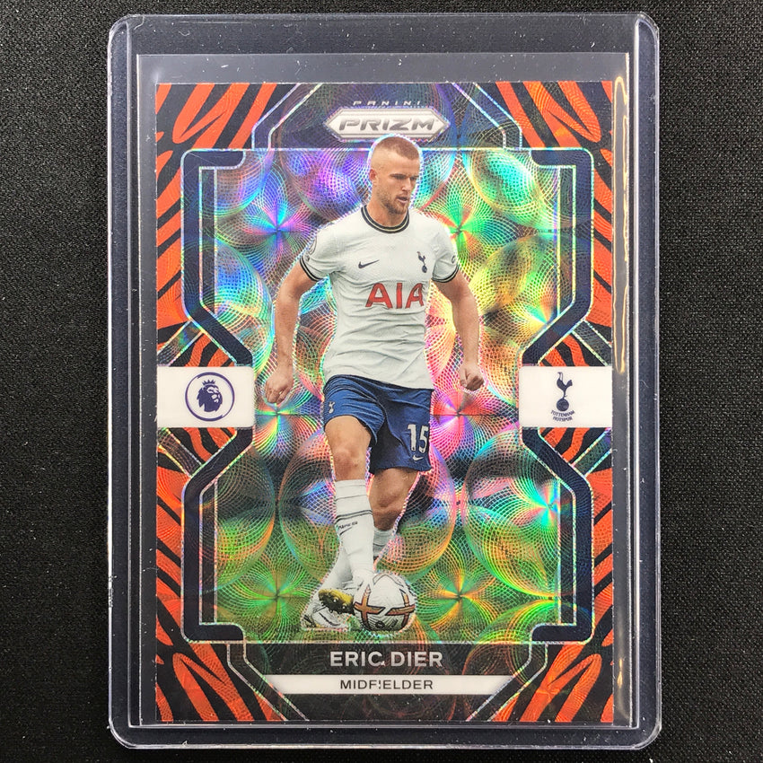 2022-23 Prizm EPL ERIC DIER Choice Tiger Stripe SSP #289